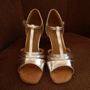 Silver DanceSport Shoes
